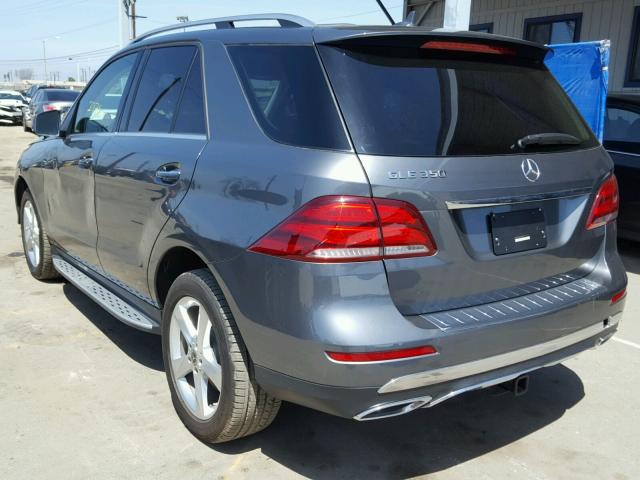 4JGDA5JB2JB028234 - 2018 MERCEDES-BENZ GLE 350 GRAY photo 3