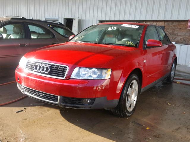 WAUJC68E23A313075 - 2003 AUDI A4 1.8T RED photo 2