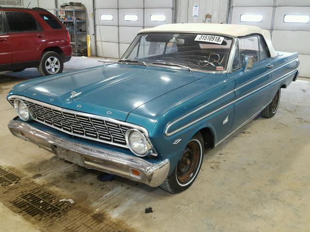 4H15F120538 - 1964 FORD FALCON BLUE photo 2