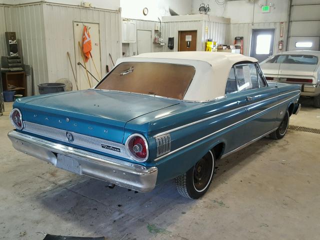 4H15F120538 - 1964 FORD FALCON BLUE photo 4