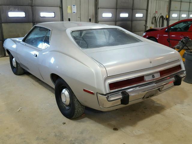 A1A795E242498 - 1971 AMERICAN MOTORS JAVELIN SILVER photo 3