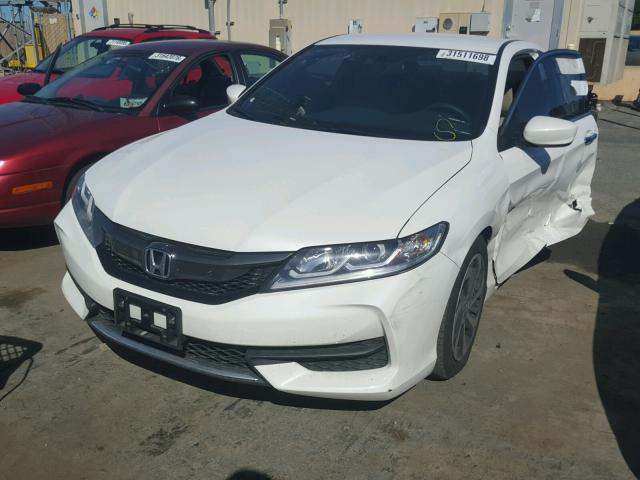 1HGCT1B3XHA005053 - 2017 HONDA ACCORD LX- WHITE photo 2