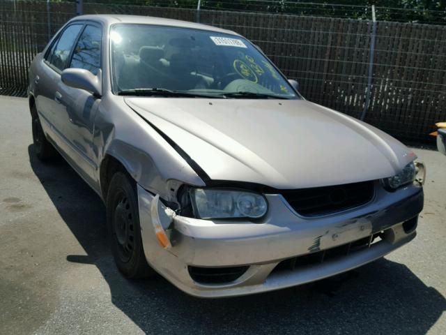 2T1BR12EX1C514670 - 2001 TOYOTA COROLLA CE TAN photo 1