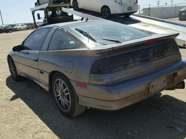 4E3CT64U9ME150257 - 1991 EAGLE TALON TSI GRAY photo 3