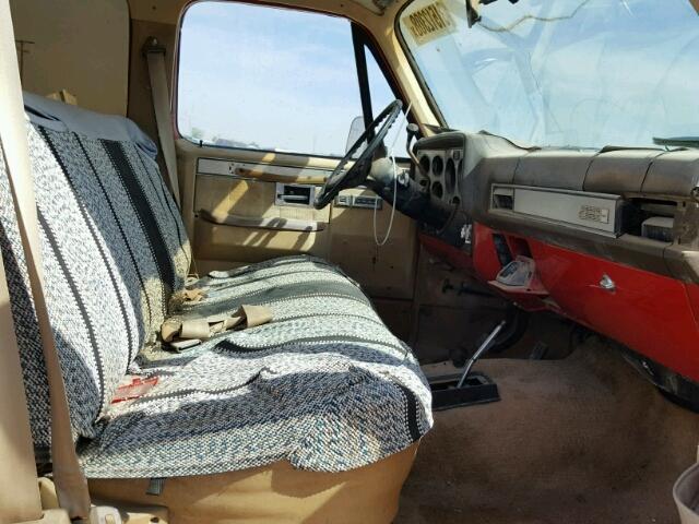 1G5GK26M3FF520642 - 1985 GMC SUBURBAN K RED photo 5