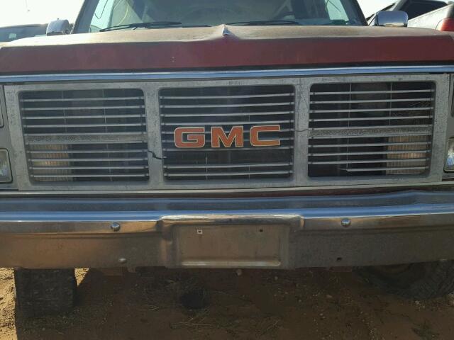 1G5GK26M3FF520642 - 1985 GMC SUBURBAN K RED photo 7