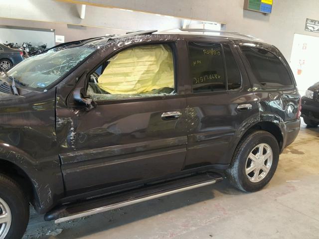 5GAET13M072149610 - 2007 BUICK RAINIER CX BLACK photo 10