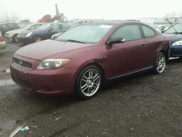 JTKDE177560071286 - 2006 TOYOTA SCION TC 勃艮第红 照片 2