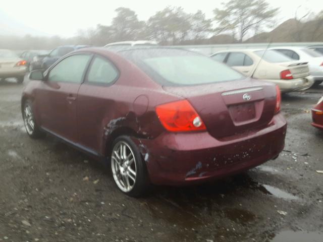 JTKDE177560071286 - 2006 TOYOTA SCION TC BURGUNDY photo 3