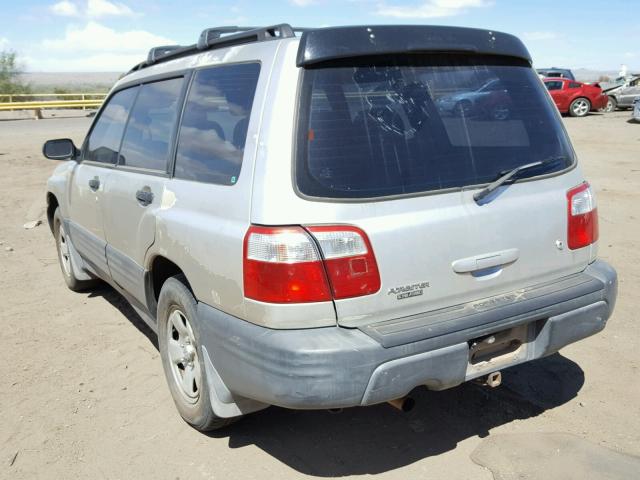 JF1SF63531H757176 - 2001 SUBARU FORESTER L SILVER photo 3