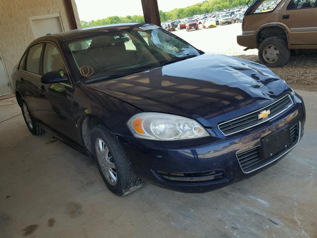 2G1WS57M491296872 - 2009 CHEVROLET IMPALA POL BLUE photo 1