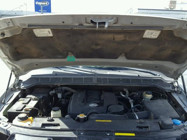 5N1AA08A24N743603 - 2004 NISSAN ARMADA SE SILVER photo 7