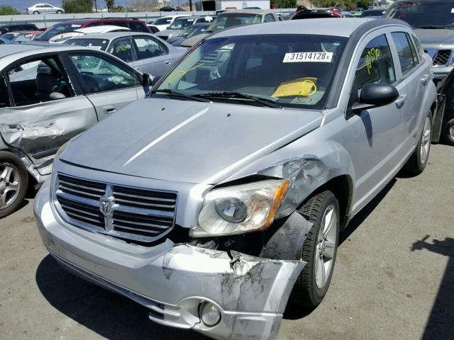 1B3CB3HA7BD120817 - 2011 DODGE CALIBER MA SILVER photo 2