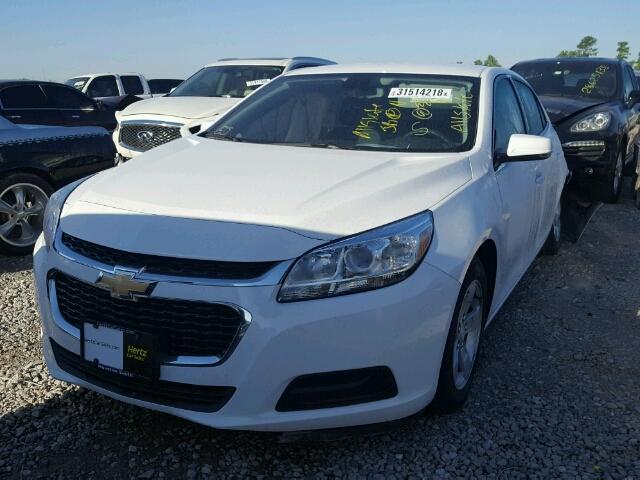 1G11C5SA1GU157403 - 2016 CHEVROLET MALIBU LIM WHITE photo 2