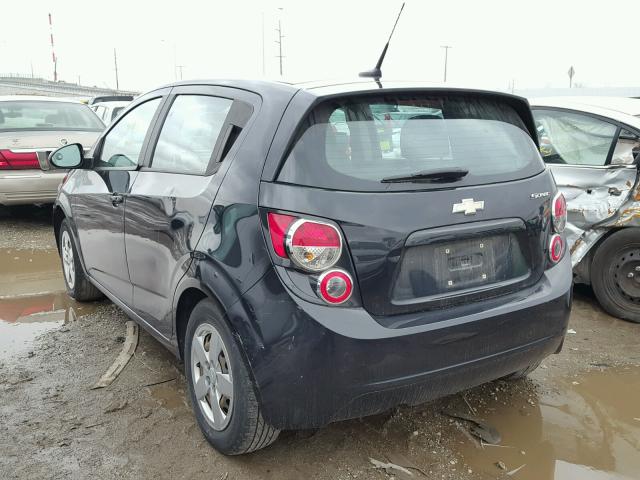 1G1JB6SGXD4166884 - 2013 CHEVROLET SONIC LS 黑色 照片 3
