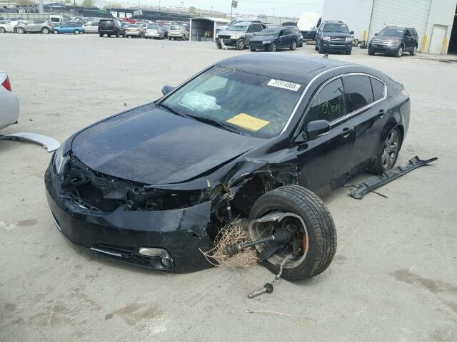 19UUA8F78DA000895 - 2013 ACURA TL ADVANCE BLACK photo 2