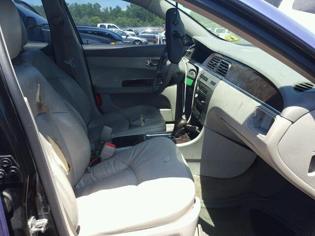 2G4WN58C081292073 - 2008 BUICK LACROSSE S PURPLE photo 5