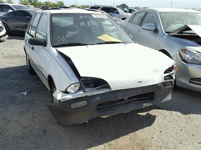 2C1MR6465M6786719 - 1991 GEO METRO BASE WHITE photo 1