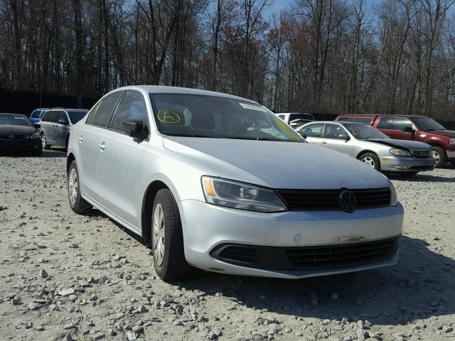 3VW2K7AJXCM419152 - 2012 VOLKSWAGEN JETTA BASE 银色 照片 1