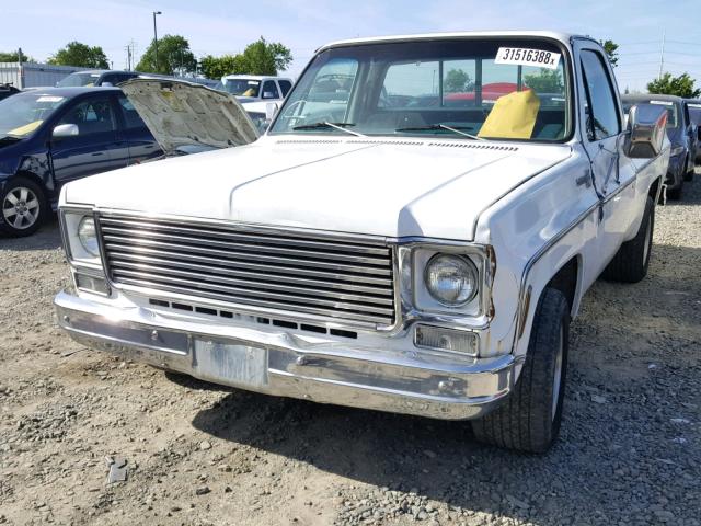 CCL148Z118719 - 1978 CHEVROLET C10 WHITE photo 2