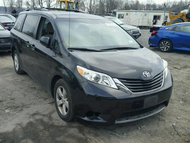 5TDKK3DC5DS361381 - 2013 TOYOTA SIENNA LE BLACK photo 1