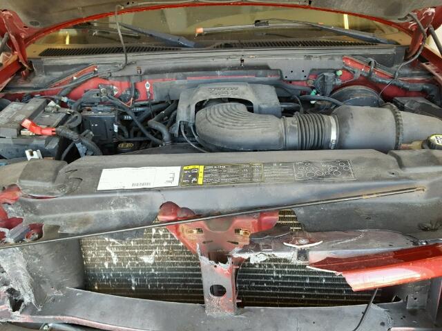 1FTRX18L13NB87909 - 2003 FORD F150 Rojo foto 7