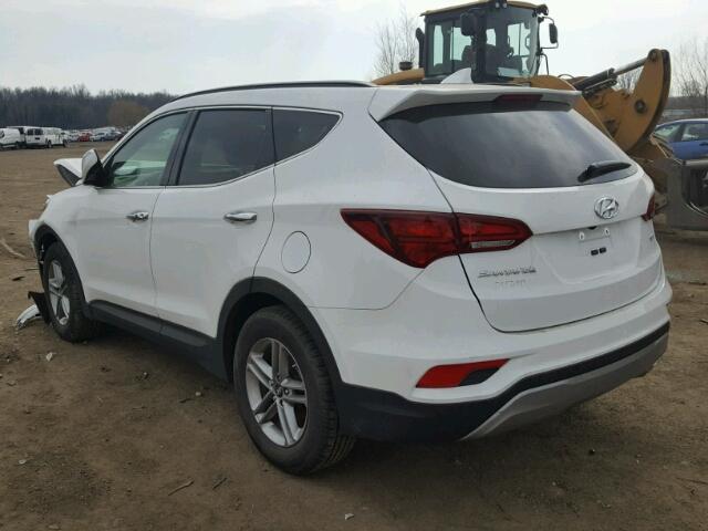 5XYZU3LB8HG481941 - 2017 HYUNDAI SANTA FE S WHITE photo 3