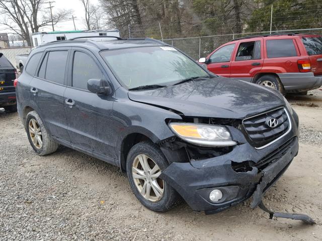 5XYZK3AB5BG091332 - 2011 HYUNDAI SANTA FE L GRAY photo 1