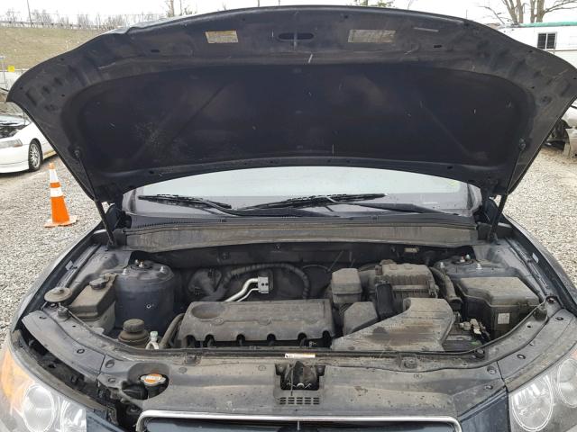 5XYZK3AB5BG091332 - 2011 HYUNDAI SANTA FE L GRAY photo 7