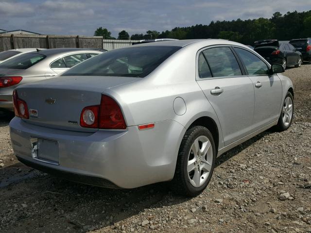 1G1ZA5EU7BF353213 - 2011 CHEVROLET MALIBU LS SILVER photo 4