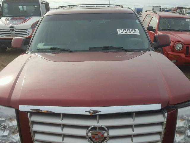 1GYEK63N62R112577 - 2002 CADILLAC ESCALADE L MAROON photo 7