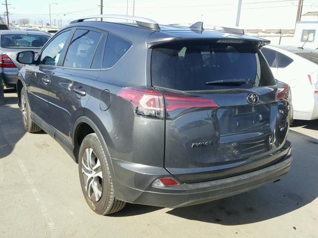 2T3ZFREV5JW408327 - 2018 TOYOTA RAV4 LE GRAY photo 3