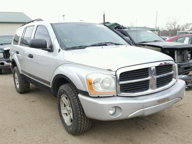 1D4HB48N16F181591 - 2006 DODGE DURANGO SL SILVER photo 1