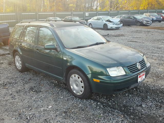 WVWSG61JX1W713999 - 2001 VOLKSWAGEN JETTA GLS GREEN photo 1