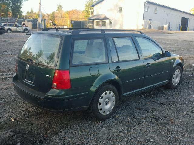 WVWSG61JX1W713999 - 2001 VOLKSWAGEN JETTA GLS GREEN photo 4