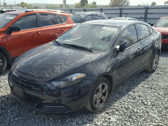 1C3CDFBA6GD694386 - 2016 DODGE DART SXT BLACK photo 2