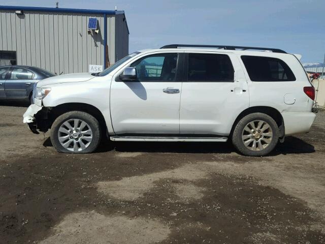 5TDDW5G11CS064058 - 2012 TOYOTA SEQUOIA PL WHITE photo 9