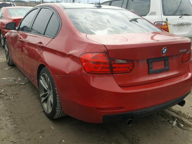 WBA3A9C59CF270641 - 2012 BMW 335 I RED photo 3
