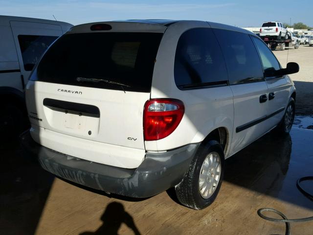 1D4GP21R87B126160 - 2007 DODGE CARAVAN C/ WHITE photo 4