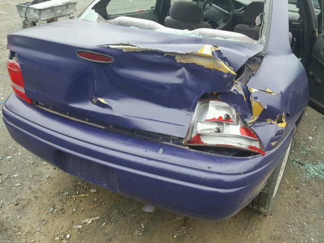 1B3ES47C7WD670347 - 1998 DODGE NEON HIGHL PURPLE photo 9