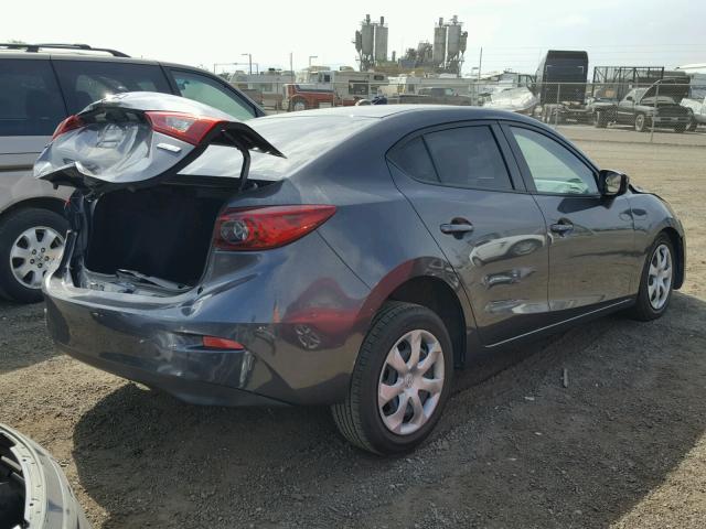 JM1BM1T73G1282280 - 2016 MAZDA 3 SPORT GRAY photo 4