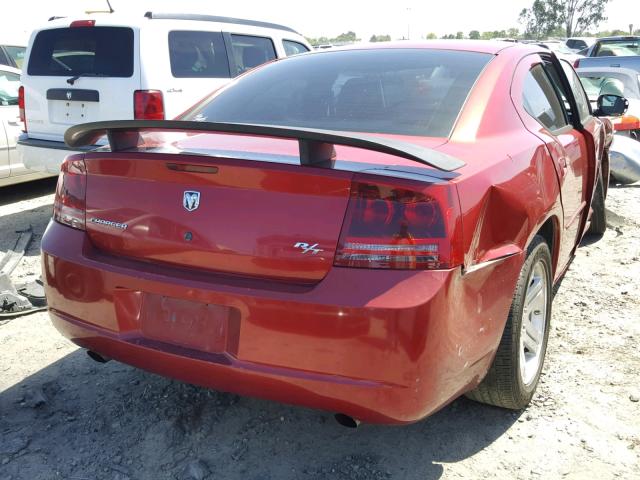 2B3KA53H16H261776 - 2006 DODGE CHARGER R/ MAROON photo 4