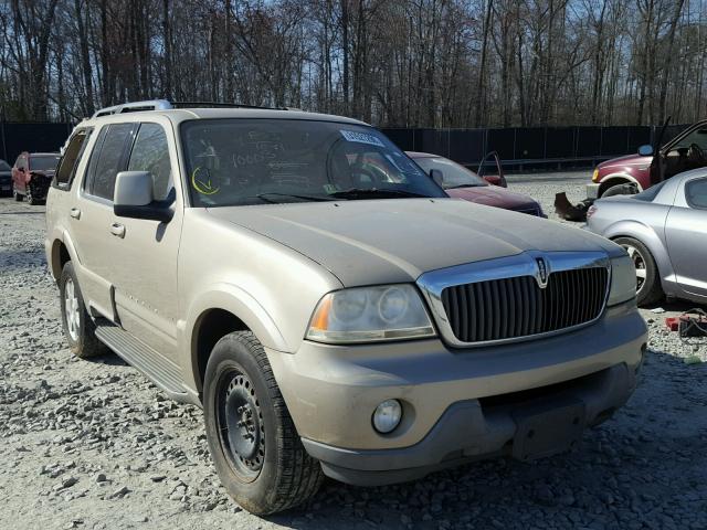 5LMEU88H04ZJ33340 - 2004 LINCOLN AVIATOR 金色 照片 1
