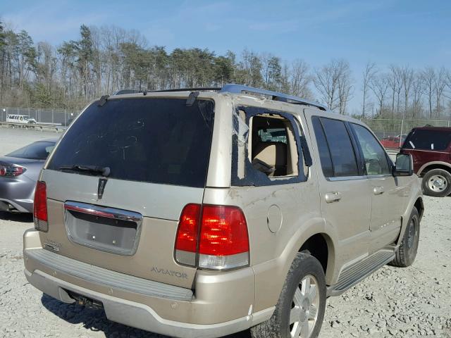 5LMEU88H04ZJ33340 - 2004 LINCOLN AVIATOR 金色 照片 4