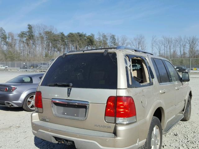5LMEU88H04ZJ33340 - 2004 LINCOLN AVIATOR 金色 照片 9