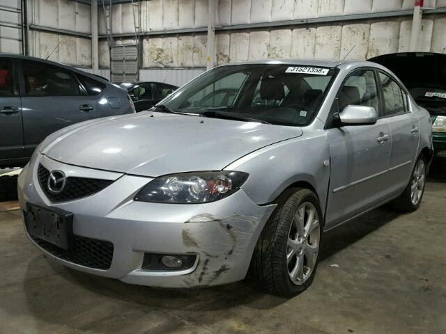 JM1BK32G391247941 - 2009 MAZDA 3 I SILVER photo 2