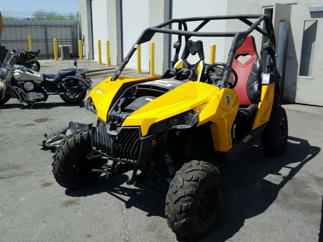 3JBPGCP1XDJ000461 - 2013 CAN-AM MAVERICK 1 YELLOW photo 2