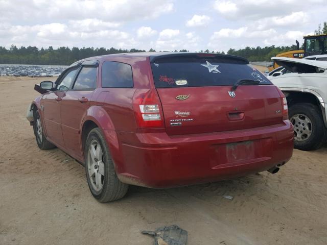 2D4GZ48V85H565873 - 2005 DODGE MAGNUM SXT RED photo 3