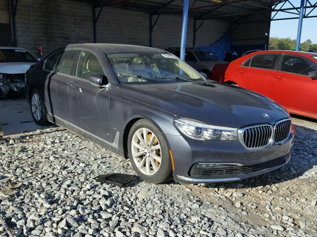 WBA7E2C52JG742733 - 2018 BMW 740 I GRAY photo 1