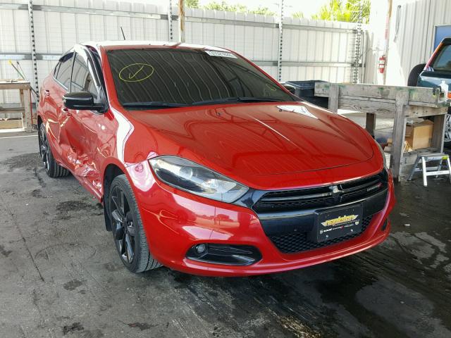 1C3CDFFA4GD791497 - 2016 DODGE DART SXT S RED photo 1